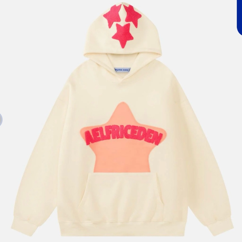 AELFRIC EDEN EMBROIDERY EDEN STAR HOODIE